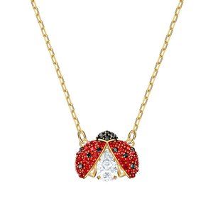 Swarovski's beating heart ladybug necklace pendant is exquisite and sparkles in